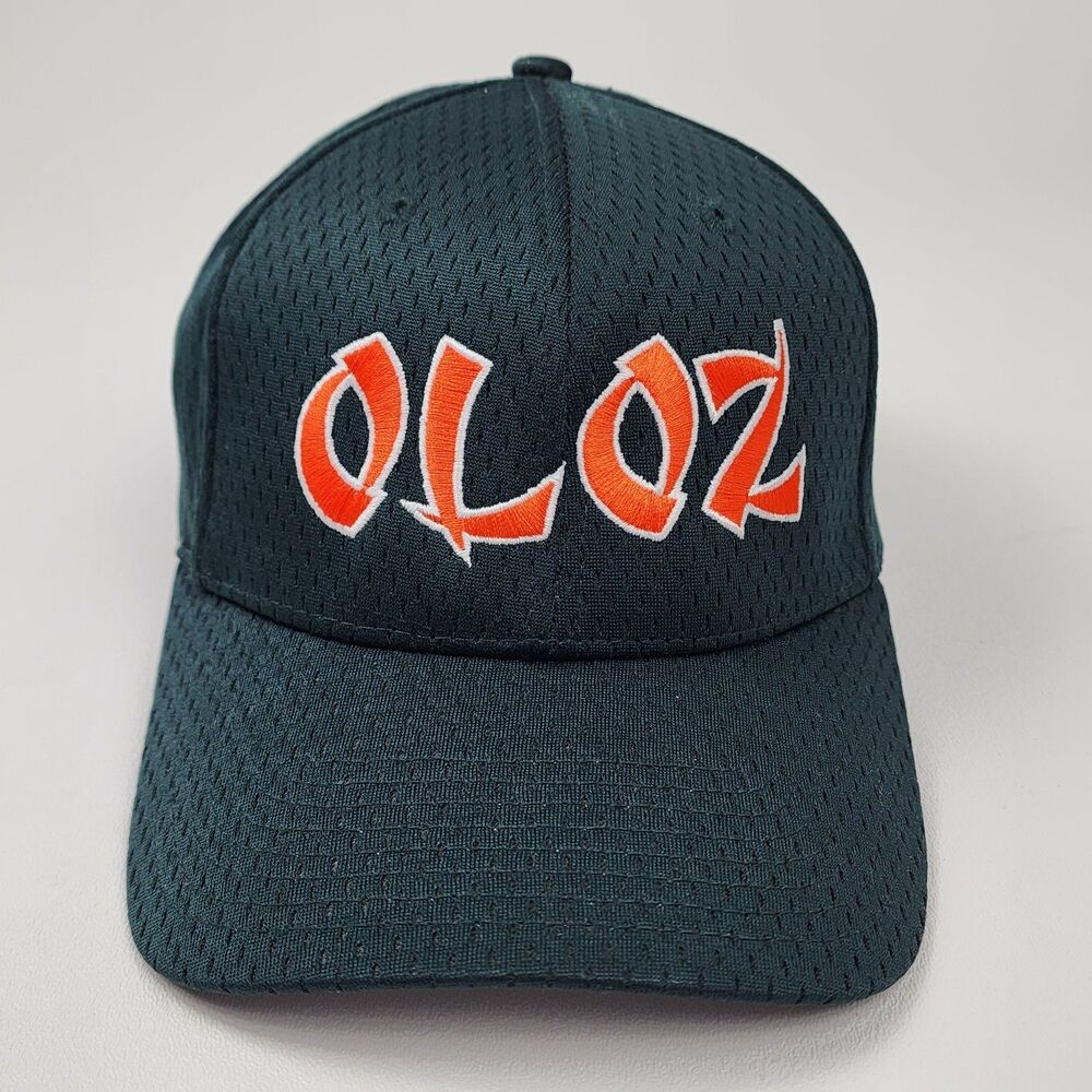 Modesto Nuts MiLB Upside Down NUTS Mesh Baseball Cap Green Orange Hat